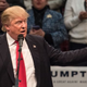 Donald Trump and his tiny hands at a rally in North Carolina (Photo by Sean Rayford/Getty Images, definitely not photoshopped by Gizmodo)
